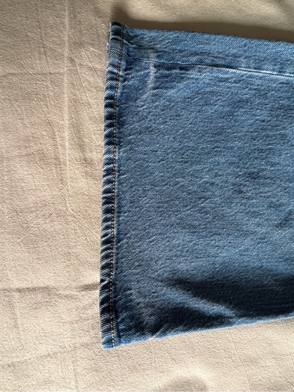 LOFT Wide Leg Jeans Size 27/4 High Rise Medium Light Blue Wash Denim - Picture 7 of 11